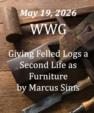 Giving Felled Logs a Second Life as Furniture by Marcus Sims 